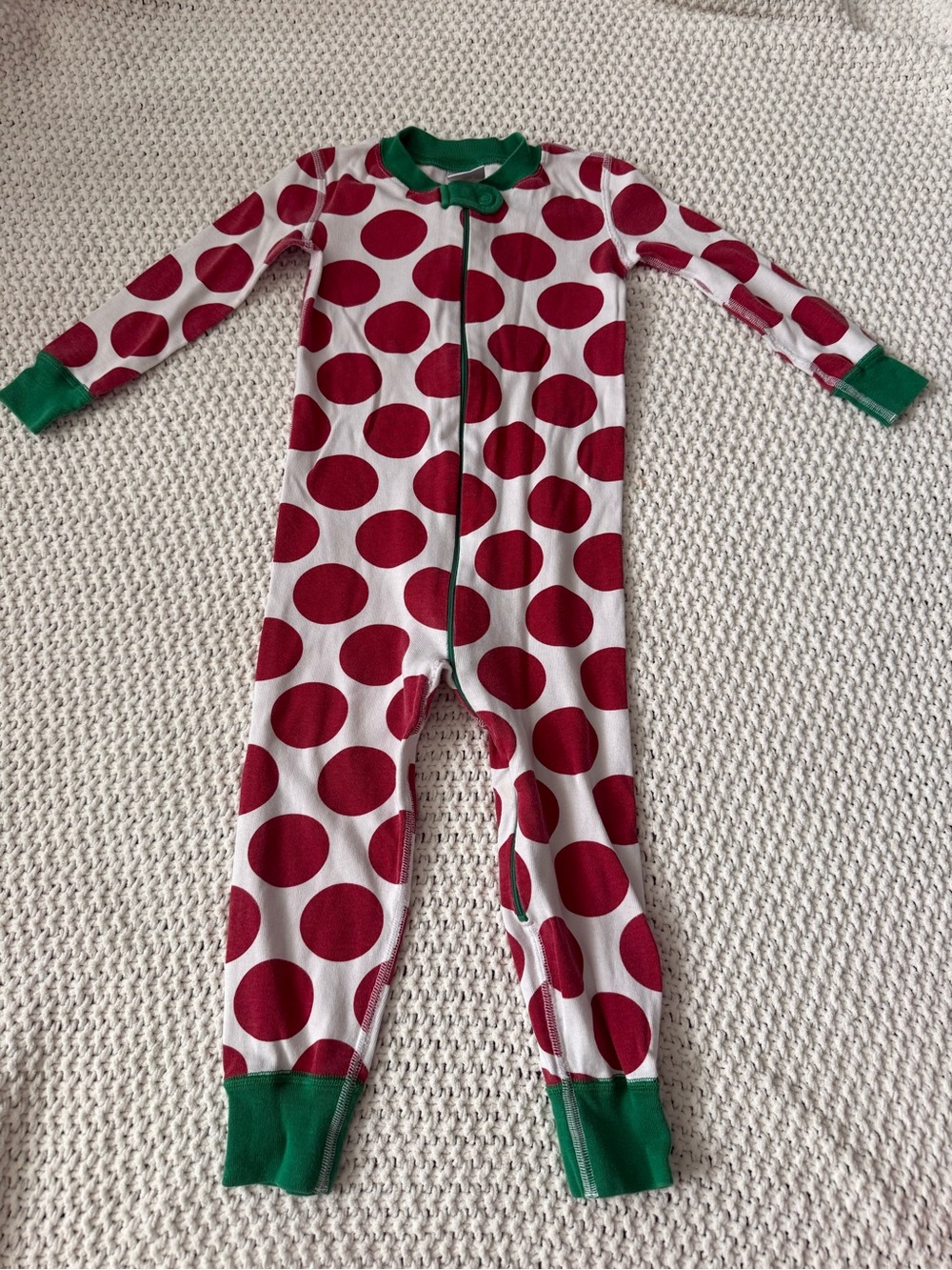 Hanna Andersson Night Night Sleeper In Organic Cotton Dots Size 3
